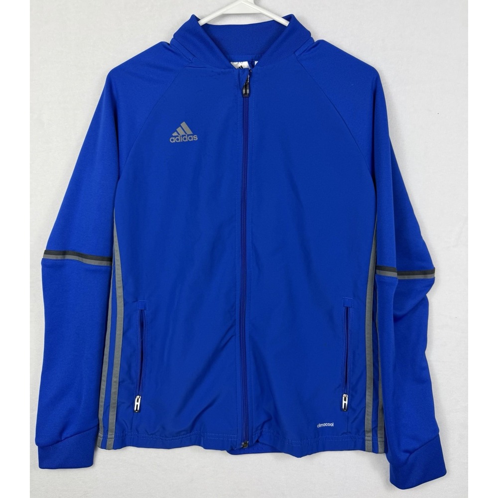Adidas Climacool Ladies Royal Blue Jacket Size: Medium